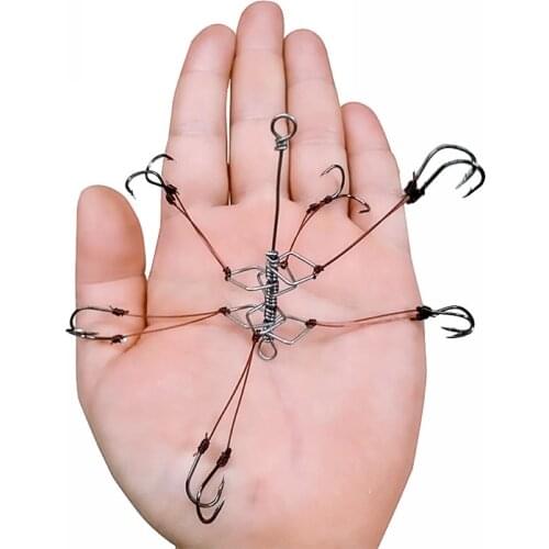 Capture silver carp fishhook product 1set fishing tackle with swivel connector explosion hook fishing supplier