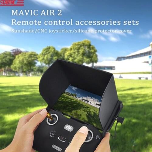 STARTRC Dji Mavic Air 2 Mobile Phone Sunshade Dji Air 2 Sun Shade Hood Remote Control Cover Case For Dji Mavic Air 2 Accessories