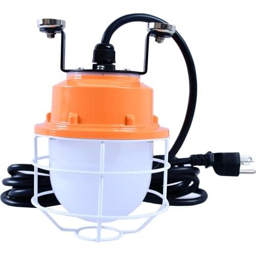 20W LED Temporary Work Light, 5000K Corded Portable Work Light Fixture with Magnetic for Construction Lighting Workshop Warehous