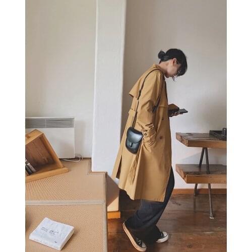 2021 Womens Long Trench Coat Spring Autumn Windbreaker Raincoat Jackets Female Overcoat Clothes Poncho Za Woman Oem Outerwear