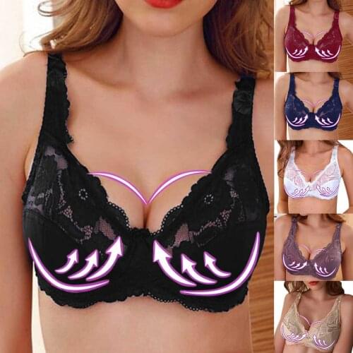 2021 New Brassieres Push Up Bra Ultra-thin Underwear Bra Adjustable Bra Ladies Transparent And Breathable Comfortable Bralette