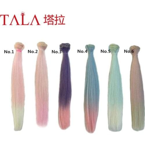 1pcs 25cm*100cm Straight hair Wigs Doll Wigs For BJD/SD