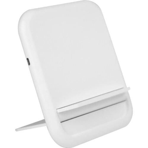 448F Portable 10 W Fast Charge Vertical Mobile Phone Wireless Charger Stand for Mobile Phone Stand Black/White