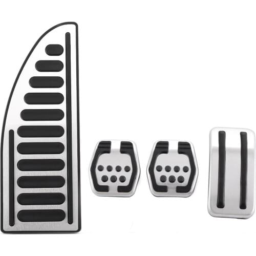 Stainless Steel Car Interior Rest Pedals Fuel Gas Brake Pedal Cover for Ford C-Max CMax S-Max MK2 2011~2019 Accessories