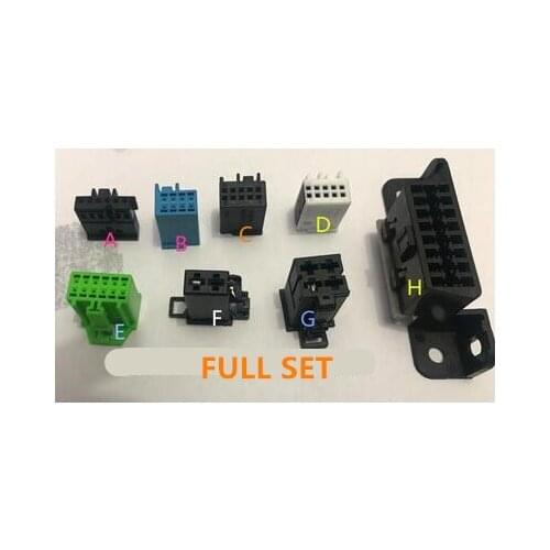 Car Connector Terminal Jack Test Cables for Mercedes Benz Work with MB BGA TOOL VVDI and CGDI Prog MBw204 Key Plug