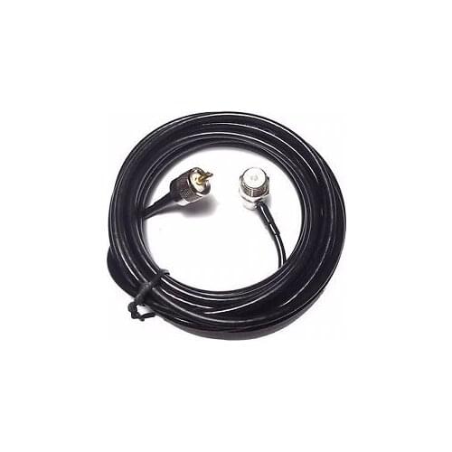The Car mobile radio walkie talkie extension cable 5meters RG58 PL259 SO239 connector for tyt th-9800 th-9000d bj-218 uv-25hx