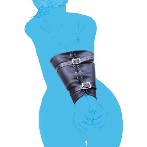 PU Leather Arm Binder Bondage Sleeve Adult Games Sex Slave Fetish Bondage Restraints Handcuffs Sex Game Bdsm Sex Toy for Couples