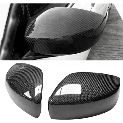 Carbon Fiber Car Rear View Mirror Housing Cover-Side Mirror Cover for Infiniti G Series G35 G25 G37 Q40 Q60 2009-2015