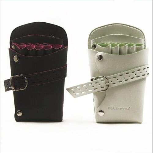 Multifunction PU leather hair scissors bag shears case Pockets Waist Belt barber packet Salon Holster hairdresser scissors bag