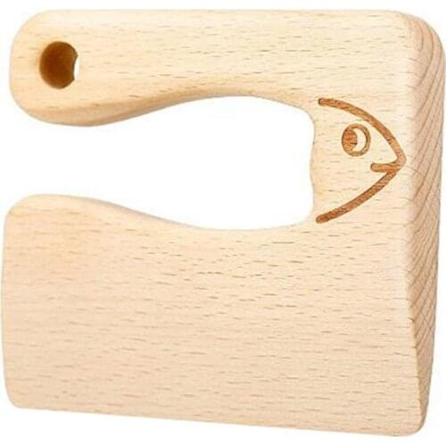 Wooden Kids Cutter Cute Shape Kitchen Tool For Cutting Veggies Natural And Environmental Protective Cute Gifts For Children