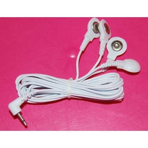 Electro Shock Accessory Cable For Penis Ring Paste 4 Round Button Heads Electrical Wire Electro Parts Wire For Medical Sex Toys