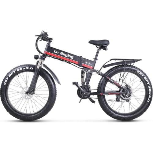 21-speed fat tire 4.0 electric bicycle 26 inch folding ebikes 48V1000W motor off-road snow electric bike ebike battery bicicleta