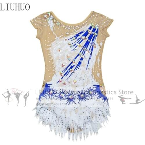 Figure Skating Uniform Girls Rhythmic Leotards Ice Skating Skirt for Girl Women Kids Customized Pole Dance Wear Dance Leotards