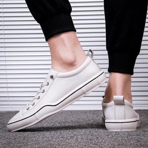 Hot sale New Fashion Men Luxury Casual Flats Sport Walking Sneakers Lace-Up Sneakers Men Moccasins Light Off White Sneakers
