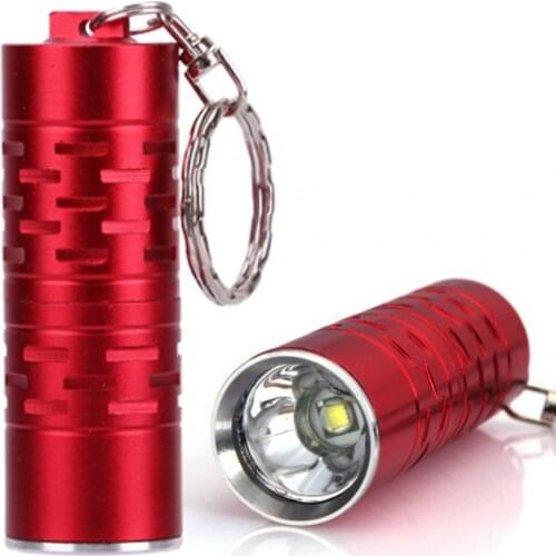 Mini flashlight 3-Mode Lamp XML-T6 led torch light 2000 lumens Camping keychain Flashlight use 16340/CR123 light