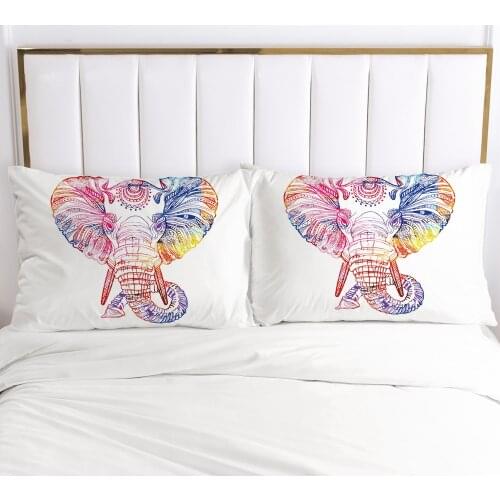Customize 3D 2PCS Pillow Cases Decoration Throw Pillow Cover Bedding PillowCase 50x70 80x80 Home textile Bohemia Drop Ship