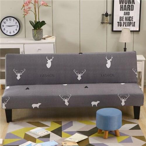 New Elastic Sofa Bed Cover All-inclusive Tight Wrap Sofa Cover for Living Room Stretch Couch Cover Without Armrest Sofa F8581