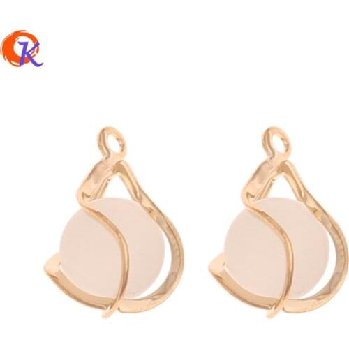 Cordial Design 50Pcs 10*15MM Jewelry Accessories/Charms/Hand Made/Genuine Gold Plating/DIY Making/Jewelry Findings Component