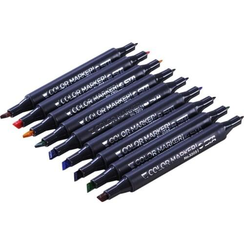STA 3203 Art Markers Brush Pen Sketch Alcohol Based Oily Marker Dual Head Manga Drawing Pens Art Supplies 201 Colors Available