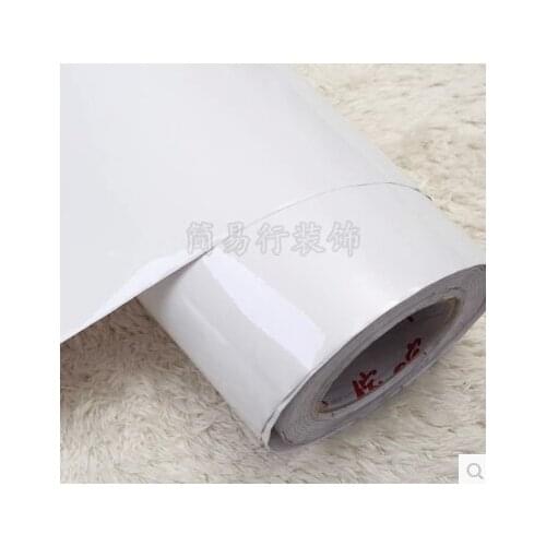 Reflective shiny white paint pearlescent wallpaper kitchen cabinet furniture pvc self adhesive wallpaper carton sticker