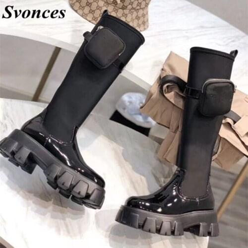 Женские высокие ботинки Svonces China At AliExpress