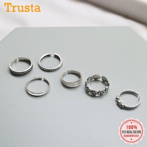 Trustdavis Real 925 Sterling Silver Fashion Knuckle Ring Tail Ring Foot Ring For Women Wedding Party Fine S925 Jewelry DA1947