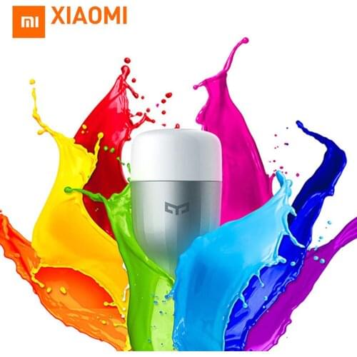Xiaomi Smart Home Automation Mijia Yeelight Intelligent LED Bulb WIFI Light 8W White / Colourful Lamp domotica domotique