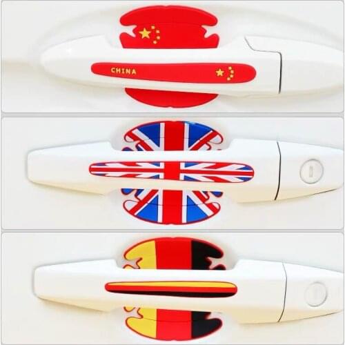 4PCS Car Door Handle Scratch Protector Universal Sticker Cover Silicon Auto Film Protection Automobile Scratches Decals Styling