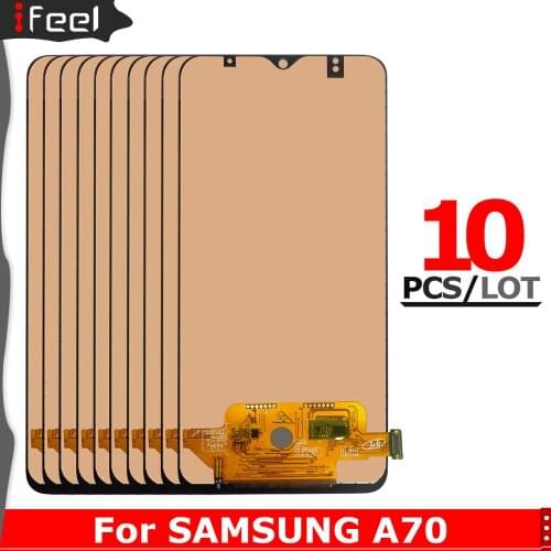 10pcs 100% New 6.7'Super AMOLED LCD Display For Samsung A70 A705 A705F SM-A705MN Incell Display Touch Screen Digitizer Assembly