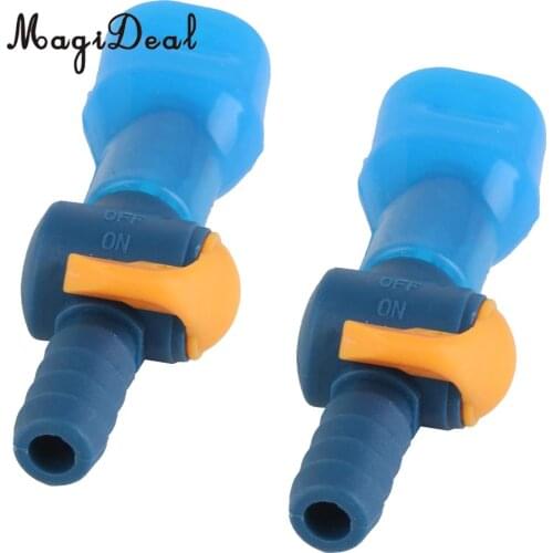 MagiDeal 2 Pieces Replacement Water Bladder Bag Hydration Pack Bite Valve Piping Nozzle for Cycle Sports Backpacking