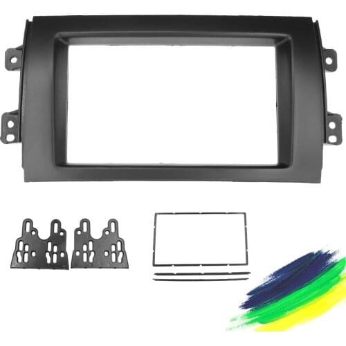 2Din Car Radio DVD Fascia Stereo Player Panel Cover Trim Frame for Suzuki SX4 2007-2013 for Fiat Sedici 2005