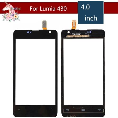4.0" For Nokia Microsoft Lumia 430 N430 LCD Touch Screen Digitizer Sensor Outer Glass Lens Panel Replacement
