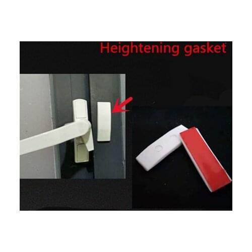 5Pcs Heightening gasket Rubber White Replacement UPVC Window Handles Zinc Alloy Window Hardware Door Handle