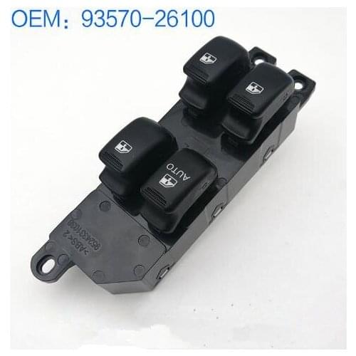 Car Auto Electric Power Window Switch for Hyundai Santa Fe 2.4L 2.5L 2.7L 3.5L 2003 2004 2005 2006 9357026100