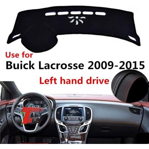 TAIJS Factory Classic non reflective Leather Car Dashboard Cover For Buick Lacrosse 2009 2010 2011 2012 131415 Left hand drive