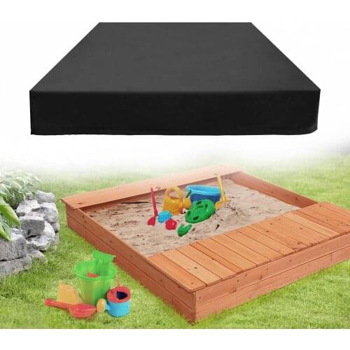 Square Garden Oxford Sandbox Sandpit Dust Cover Multifunction Dustproof Waterproof Canopy Shelter with Drawstring 4 Sizes
