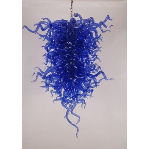Blown Murano Glass Chandeliers High Ceiling Decorative Hot Sale Glass Large Chandelier Light