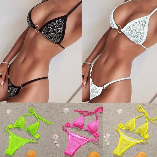 MERTRAW Swimwear With Rhinestones