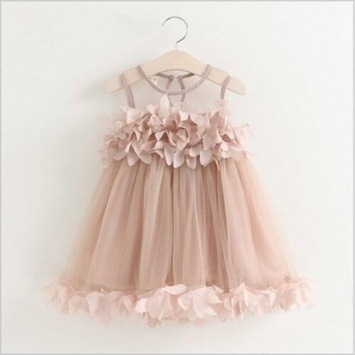 Fashion Girls Dress New Summer Vacation Girls Clothes Cute Princess Dress Children Floral Clothes For Baby Girls Party Dresses
