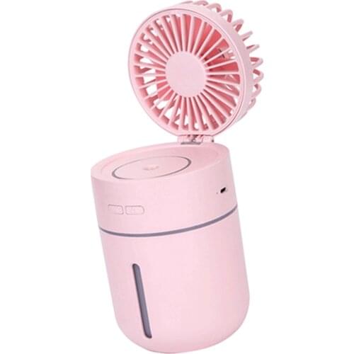 Portable Misting Fan Cool Mist Humidifier With Fan For Home Office Travel