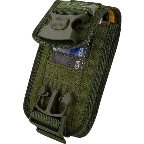 Tactical Molle Phone Holster Outdoor Belt Waist Bags Utility Vest Card Carrier Bag Mini Multi-function Travel Bag Pack EDC Pouch