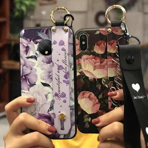Durable Wrist Strap Phone Case For Doogee X95 Wristband For Woman Back Cover Original Shockproof