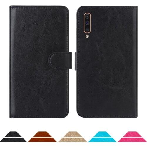 Luxury Wallet Case For Samsung Galaxy A50 PU Leather Retro Flip Cover Magnetic Fashion Cases Strap