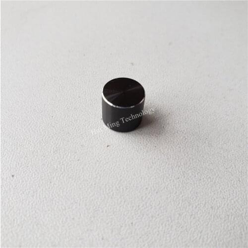 20pcs aluminum plastic cap knob potentiometer knob Smooth 10*9*6mm D shaft amplifier volume adjustment aluminum knob