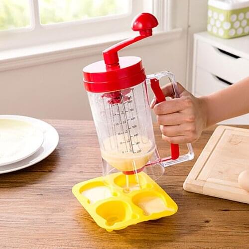 Cream Separator Egg Liquid Pancakes Dispenser Cookie Muffins Baking Batter Dispenser Measuring Cup Kitchen Cooking Accessories