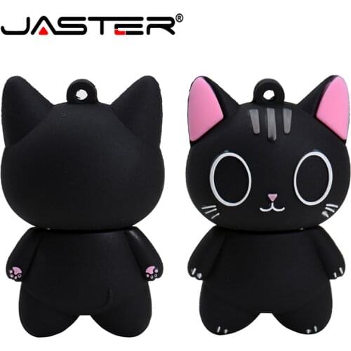 JASTER usb pendrive cartoon cat usb flash drive et 4GB 8GB 16GB 32GB 64GB 128GB USB 2.0 pen drive usb memory stick u disk