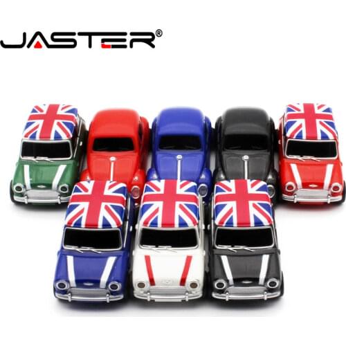 JASTER Symulacja samochodu 64GB USB, Mini Kreatywny Cooper Samochody Modelu usb 2.0 flash memory stick pen drive 4GB 16GB 32G