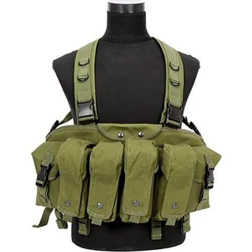 Wargame Body Molle Armor Chest Rig AK 47 Magazine Hunting CS Vest Military Camouflage Hunting Tactical Vest