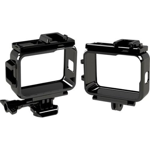 Protective Frame w/Adapter Screw for Gopro Hero9 Camera Protective Frame Cold Boot Anti-Fall Anti-Collision Protection Bracket