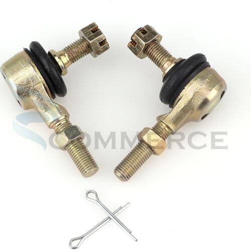 1 Pair M10-M12 Left & Right Hand Thread Steering Tie Rod Ends kit Fit For China UTV Go Golf Kart Buggy Bike Parts